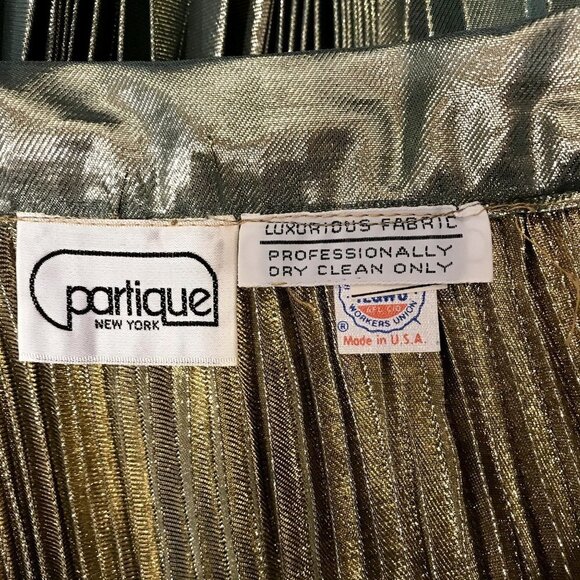 Vintage NEW Women's Princess Gown Separates Dress Blue Gold 1970s - Picture 10 of 16